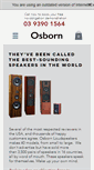 Mobile Screenshot of osbornloudspeakers.com.au